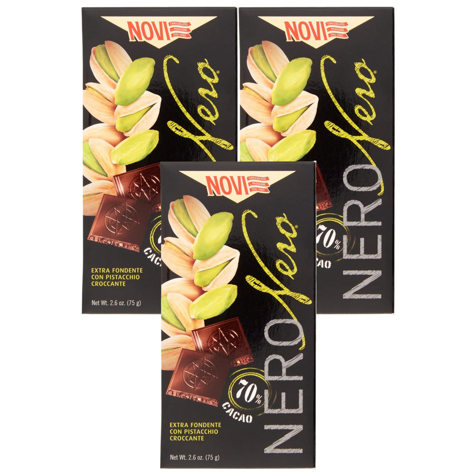 Nero Pistachio Dark Chocolate Bar (3CT)