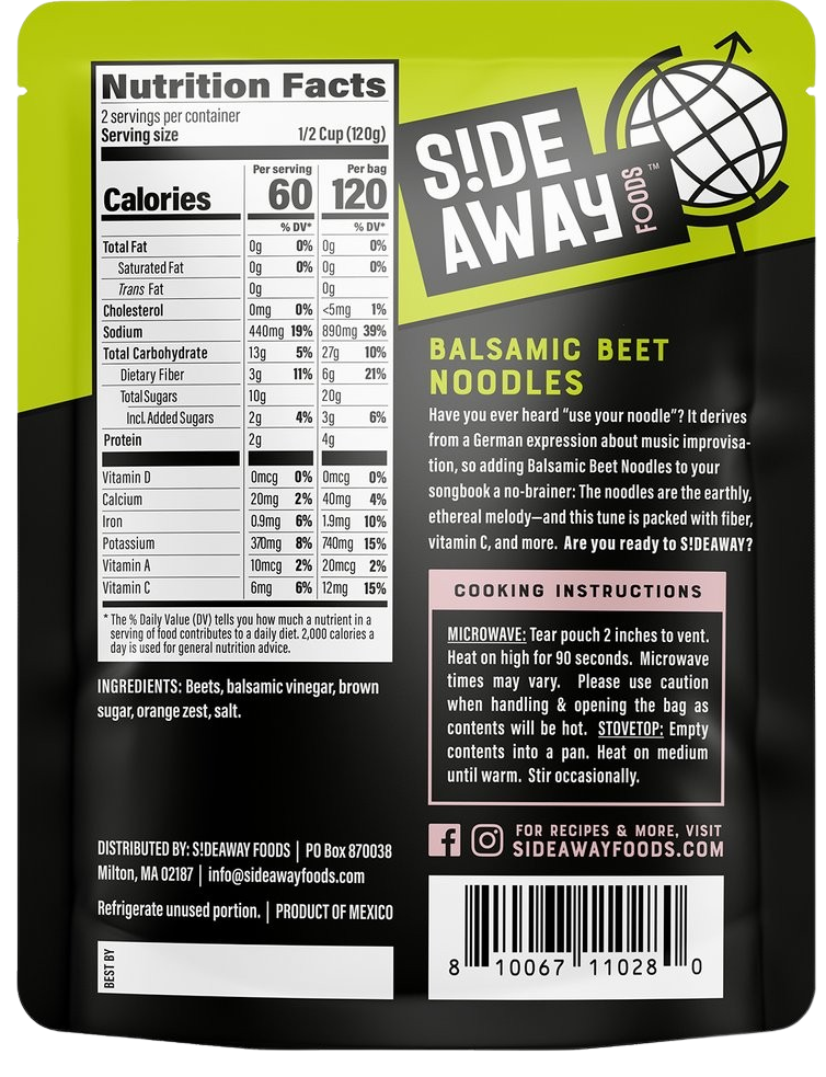 Balsamic Beet Noodles (6 Pack)