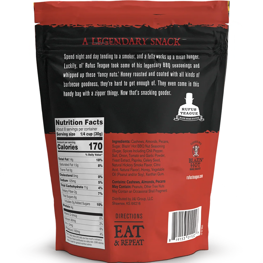 Hot BBQ Honey Roasted Nuts Mixed