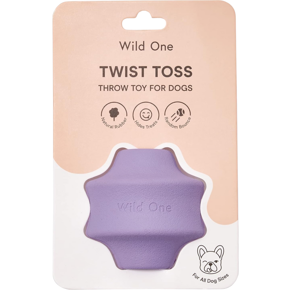 Twist Toss Interactive Dog Toy - Lilac