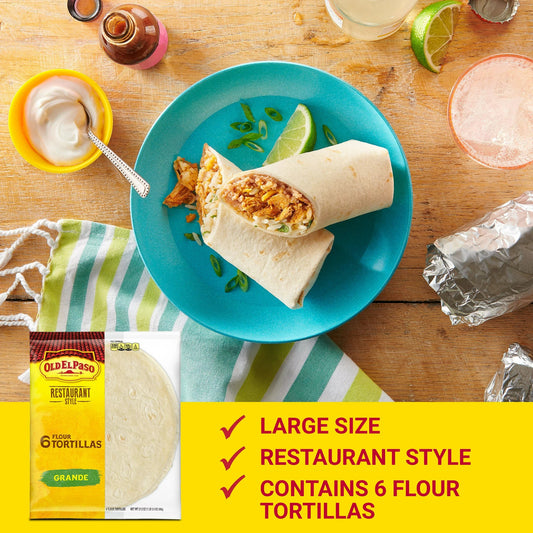 Restaurant Style Flour Tortillas Grande (6 CT)