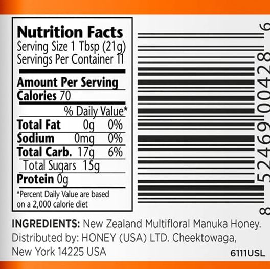 Manuka Honey Multifloral 60+ MGO