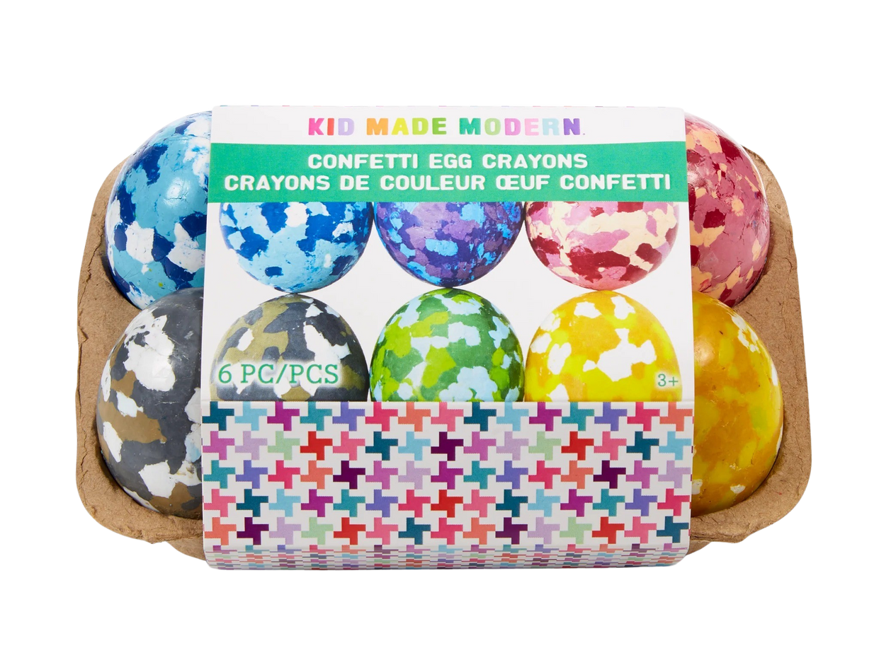 Confetti Egg Crayons (set of 6)