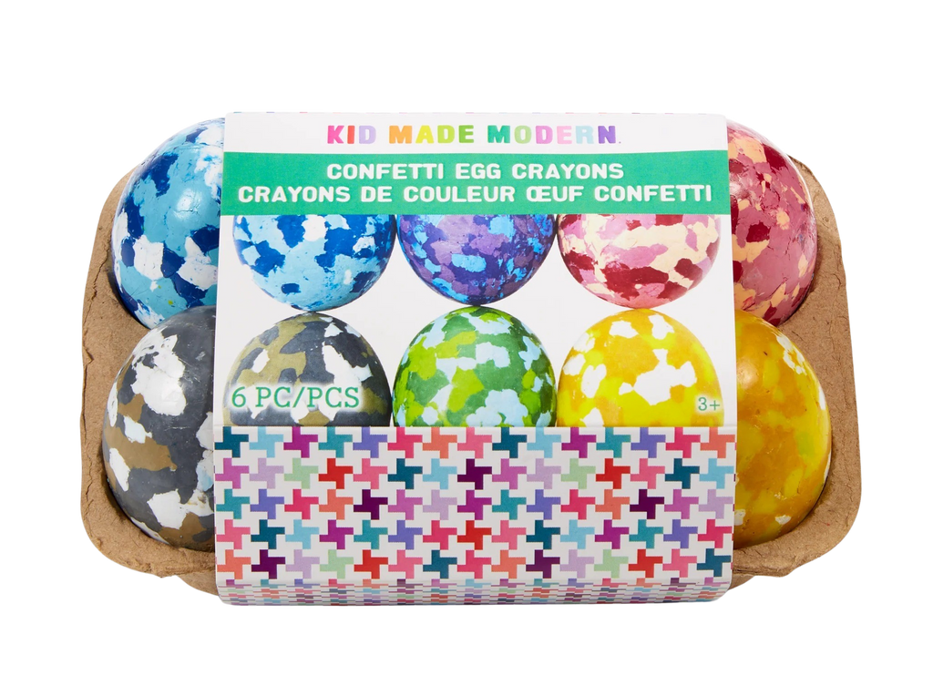 Kid Made Modern Confetti Egg Crayons (set of 6) Martie