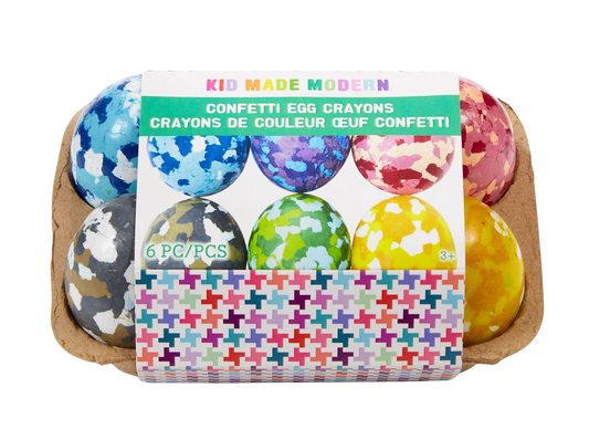 Kid Made Modern Confetti Egg Crayons (set of 6) – Martie