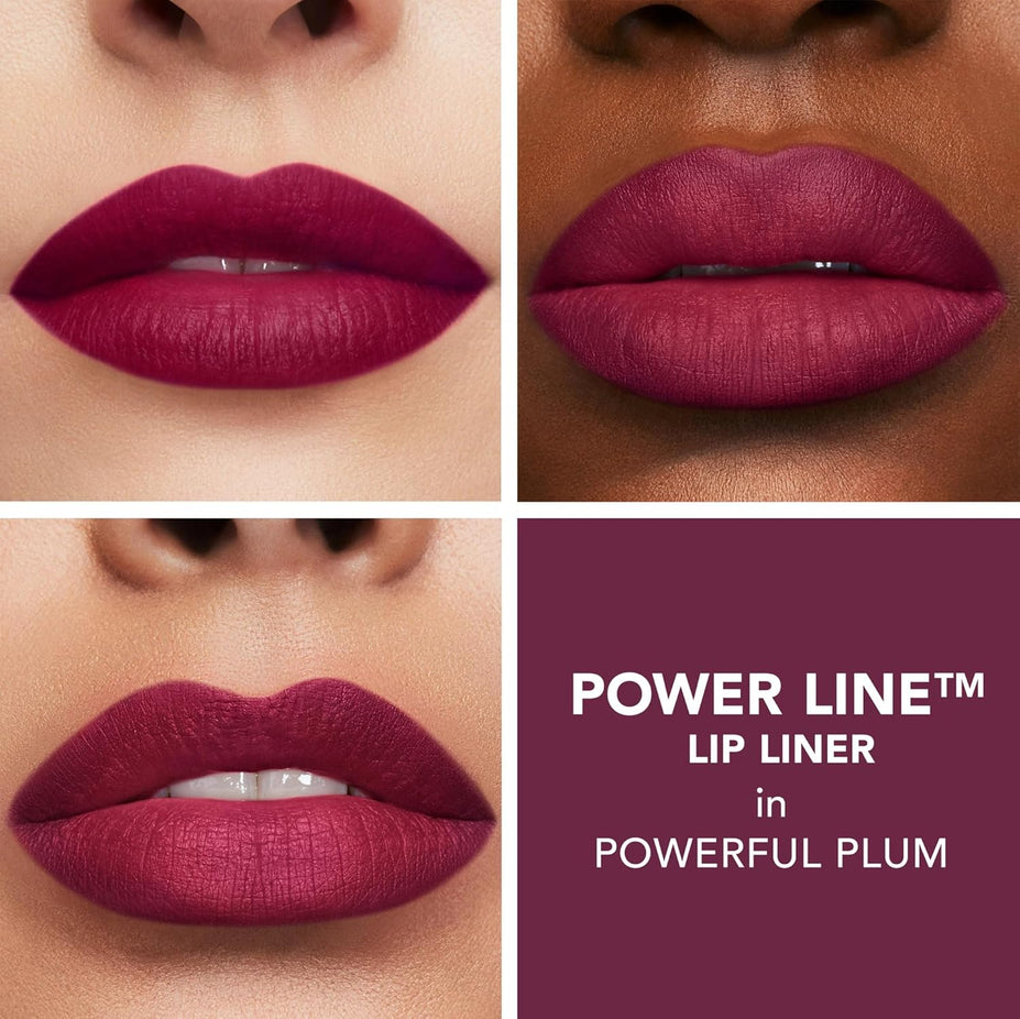 Power Line Plumping Lip Liner - Powerful Plum