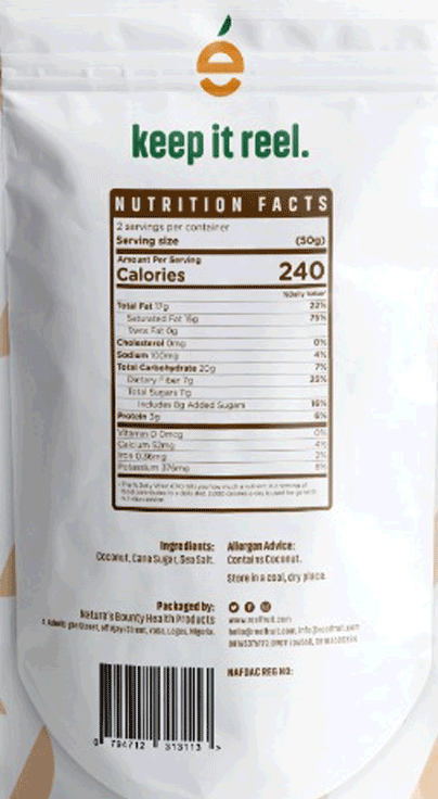 Toasted Coconut Chips - Caramel