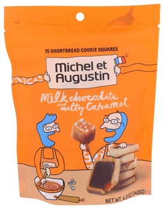 Milk Chocolate and Melty Caramel Cookie Squares, Shortbread