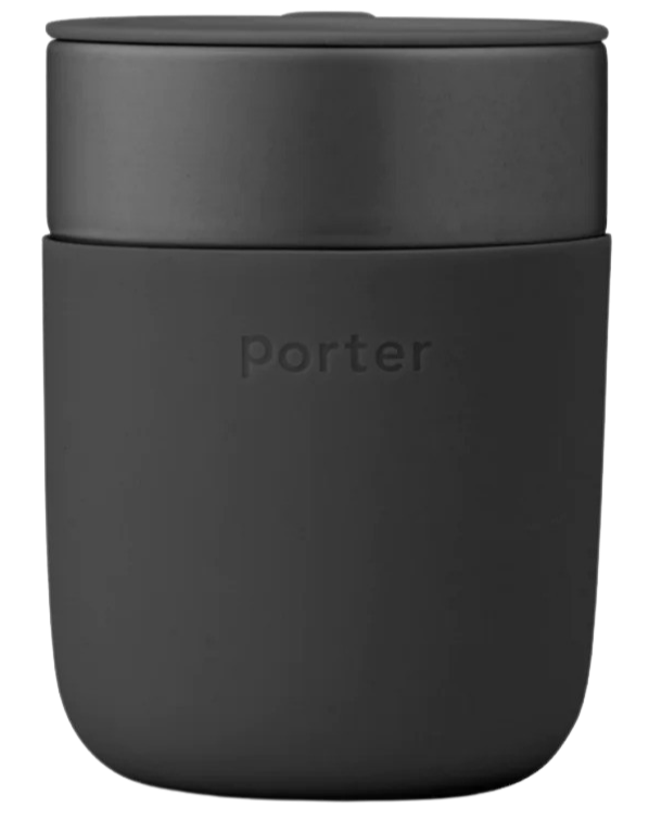 Ceramic Travel Mug - 12 oz - Charcoal