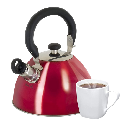 Morbern Whistling Stovetop Tea Kettle (1.8 QT)