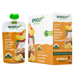 Peach Oatmeal Coconut Milk and Pineapple (6+ Months) (6 Pack)