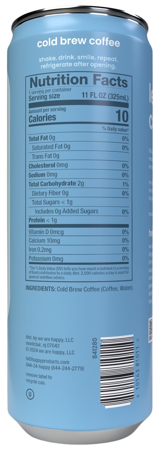 Cold Brew 100% Arabica Coffee (12 Pack)