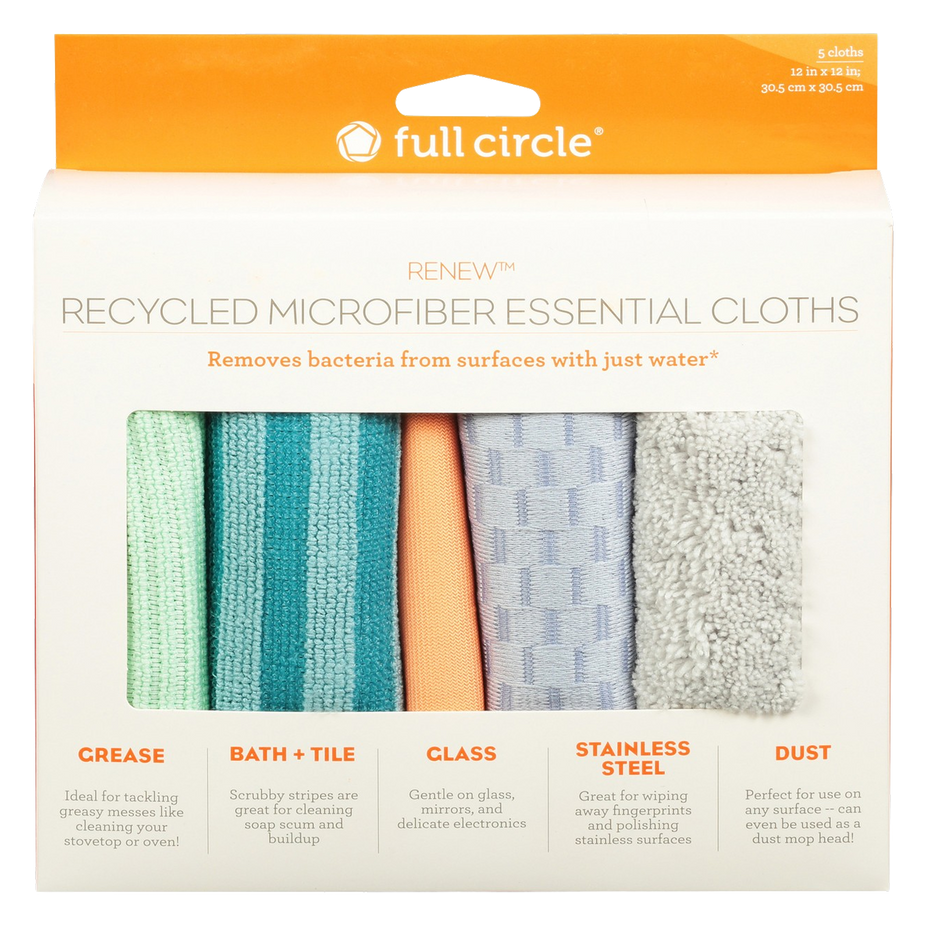 Cloths Microfiber - Multi Color - (5 CT)