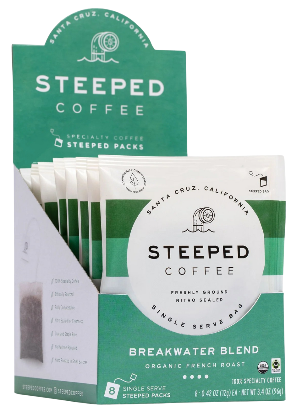 Organic Breakwater Blend Coffee (8 CT)