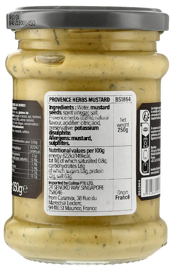 Provence Herbs Mustard