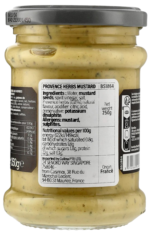 Provence Herbs Mustard