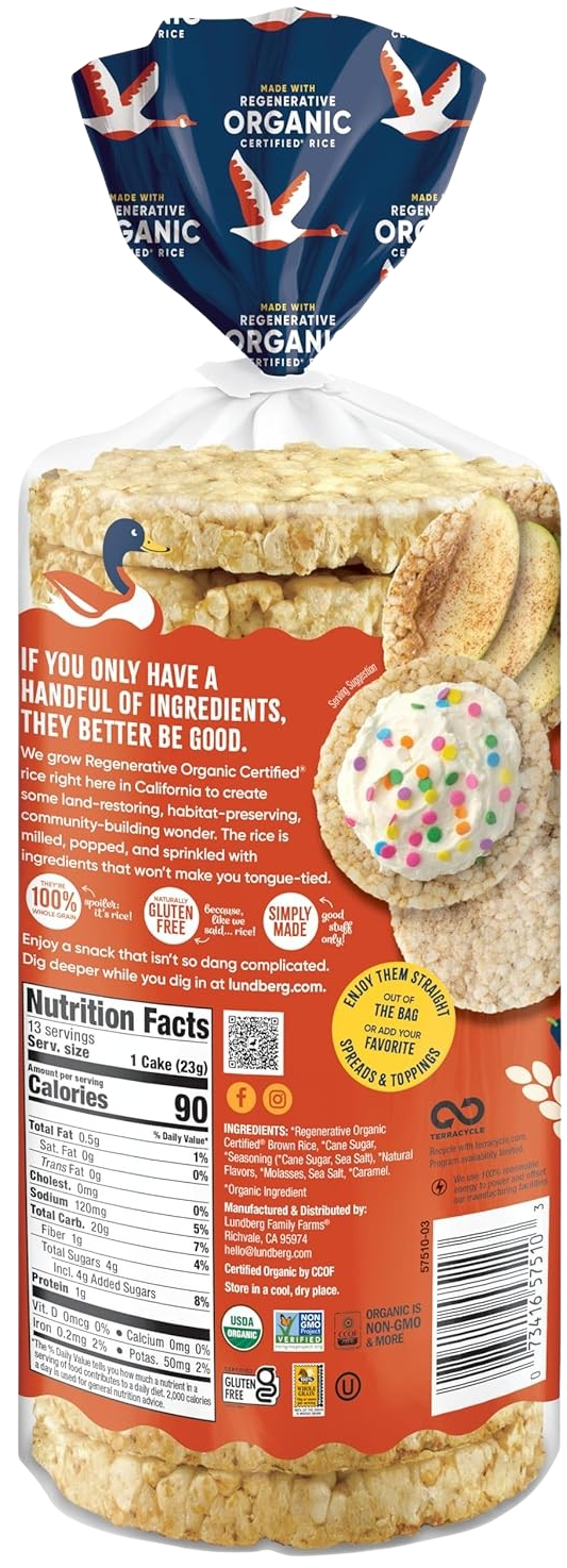 Organic Salted Caramel Rice Cake