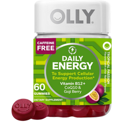 Vitamin B12 + Coq10 Goji Berry Tropical Passion Flavor Daily Energy Gummies