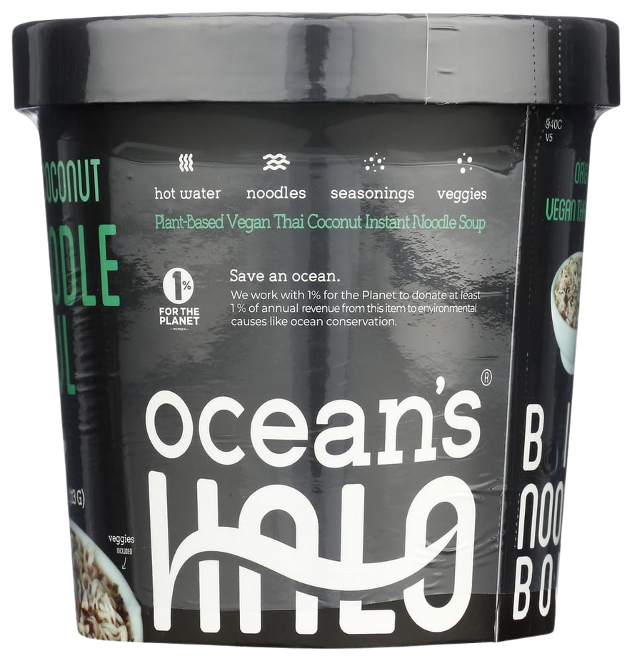 Organic Vegan Thai Coconut Big Noodle Bowl (3CT)