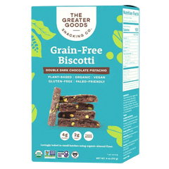Dark Chocolate Pistachio Grain Free Biscotti