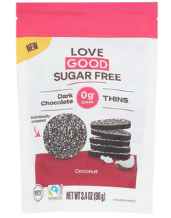 Sugar Free Thins Coconut Chocolate Cookies