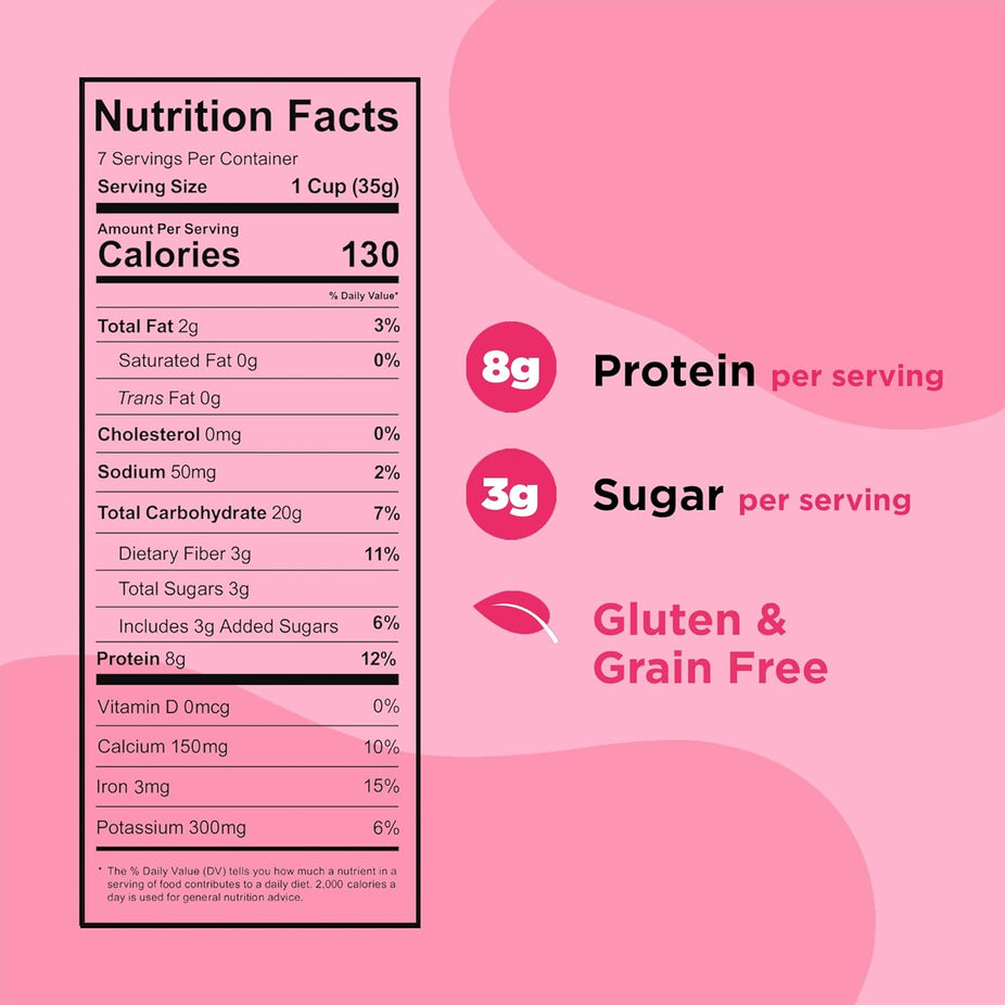 Chocolate Strawberry Protein Cereal
