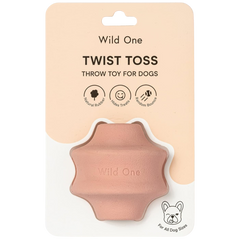 Twist Toss Interactive Dog Toy - Pink