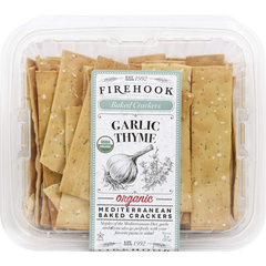 Organic Garlic & Thyme Baked Crackers