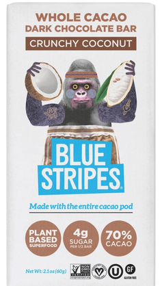 Crunchy Coconut Whole Cacao Dark Chocolate Bar