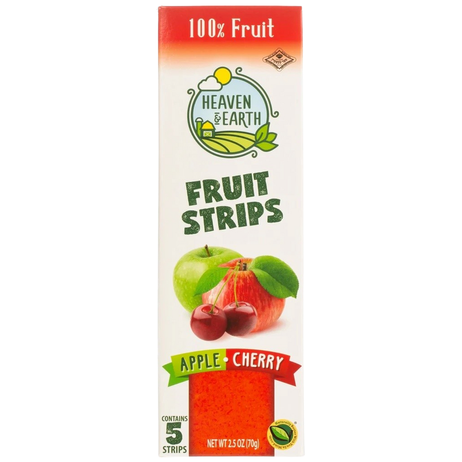 Apple and Cherry Fruit Strips