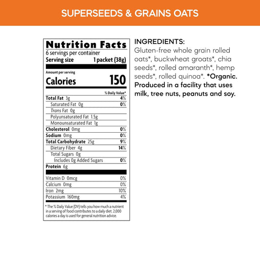 Superseeds & Grains Oatmeal