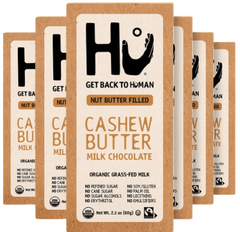 Milk Chocolate Cashew Butter Bar (6 Pack)