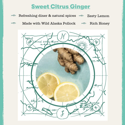 Sweet Citrus Ginger Fish Jerky