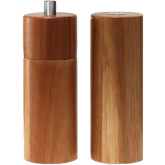 Acacia Wood Pepper Grinder and Salt Shaker set