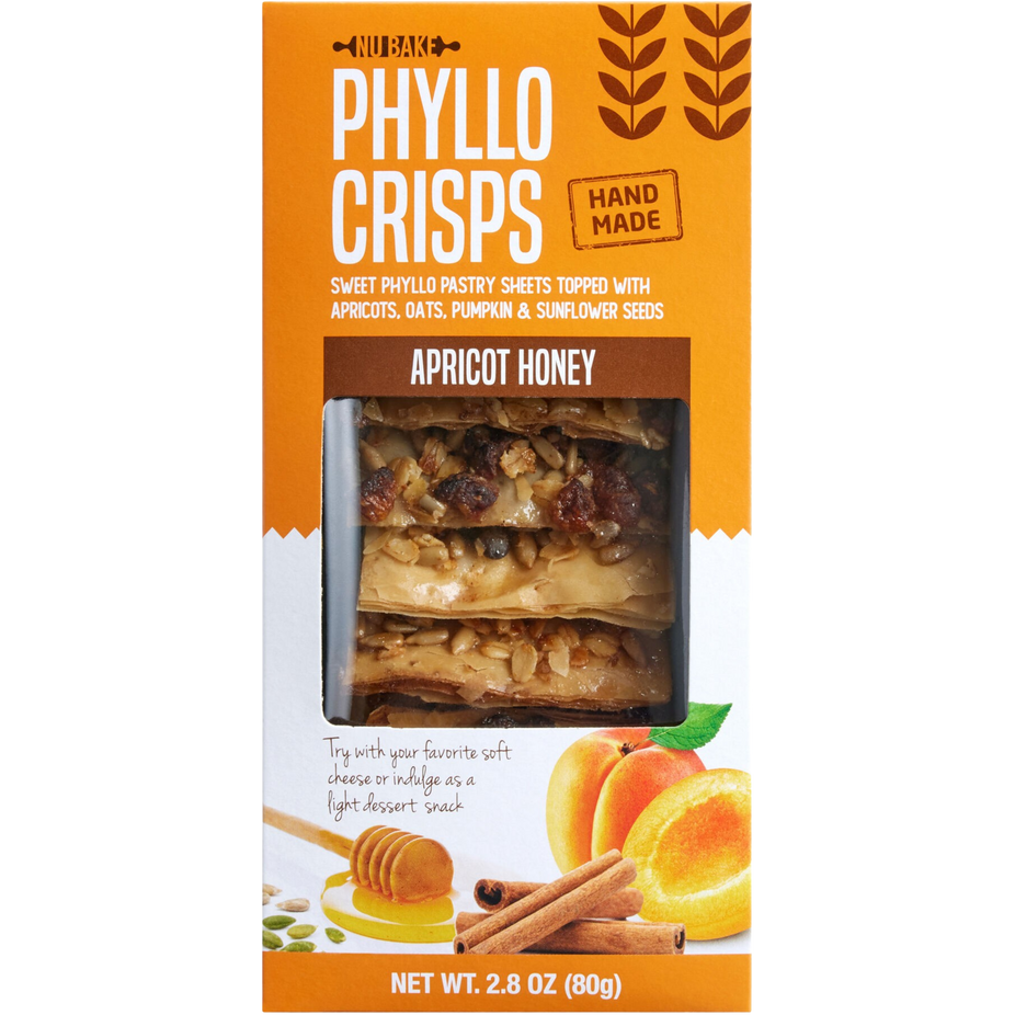 Apricot Honey Phyllo Crisps