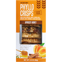 Apricot Honey Phyllo Crisps