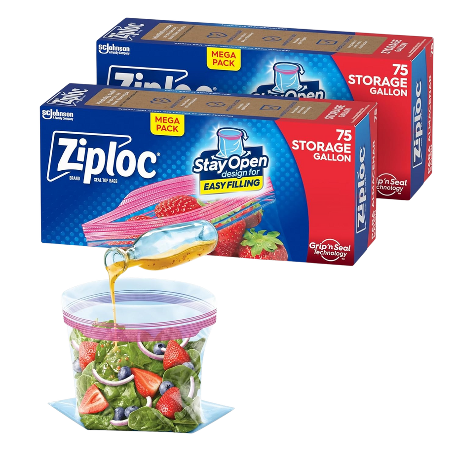 Storage Bags Gallon Twin Pack (150 CT)