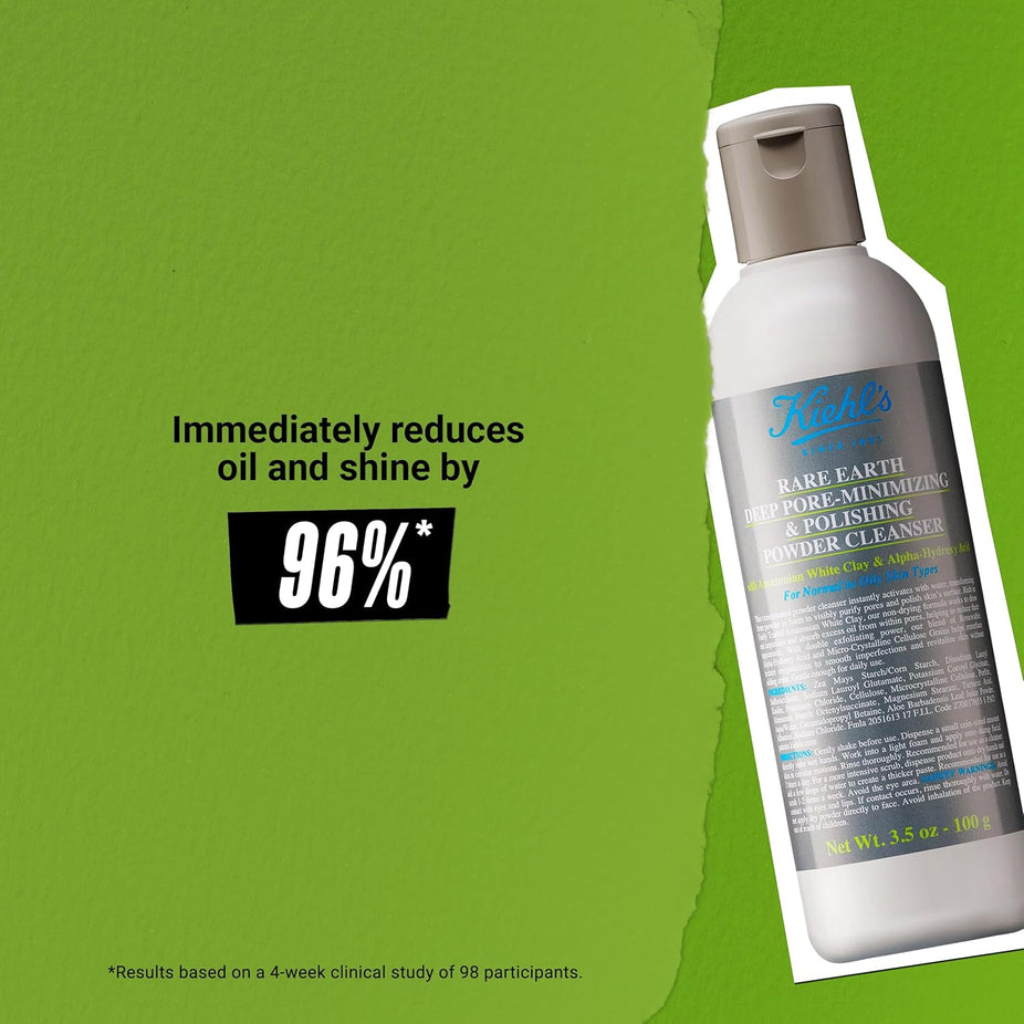 Rare Earth Deep Pore Minimizing And Polishing Powder Cleanser