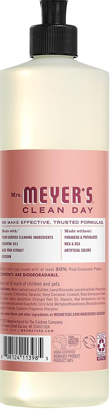Clean Day Rose Dish Soap
