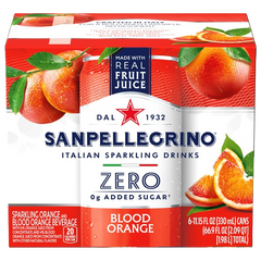 Zero Grams Added Sugar - Blood Orange (6 Pack)
