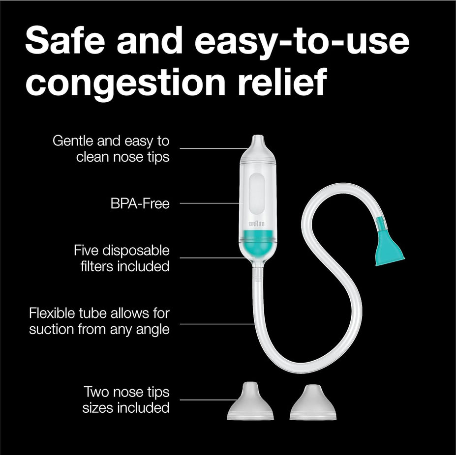 Toddler and Baby Manual Nasal Aspirator