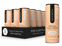 Mocha Cold Brew Oat Milk Latte with Adaptogens (12 CT)