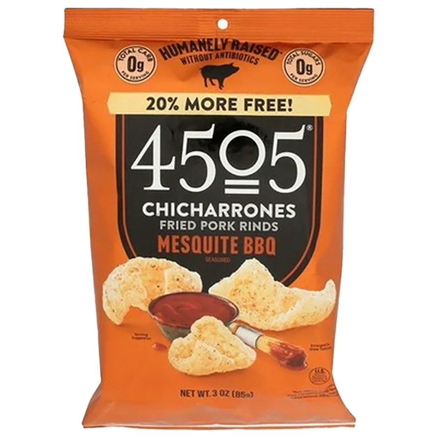 Mesquite BBQ Pork Rind Chicharrones