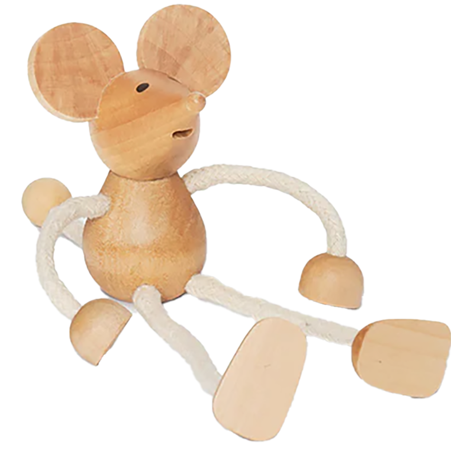 Palimal Toy Figurine With Magnets - Mouse Natural
