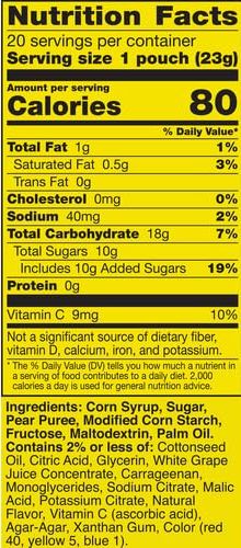 Watermelon And Sour Apple Fruit Flavored Snacks Family Size (20 CT)