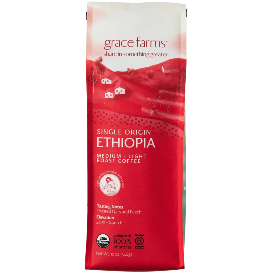 Single Origin Ethiopia Medium-Light Roast - Whole Bean Coffee