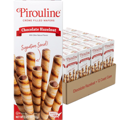 Chocolate Hazelnut Cream Filled Wafers (12 Pack)