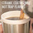 12oz CeramiSteel Ceramic Coffee Mug with Handle - Stainless