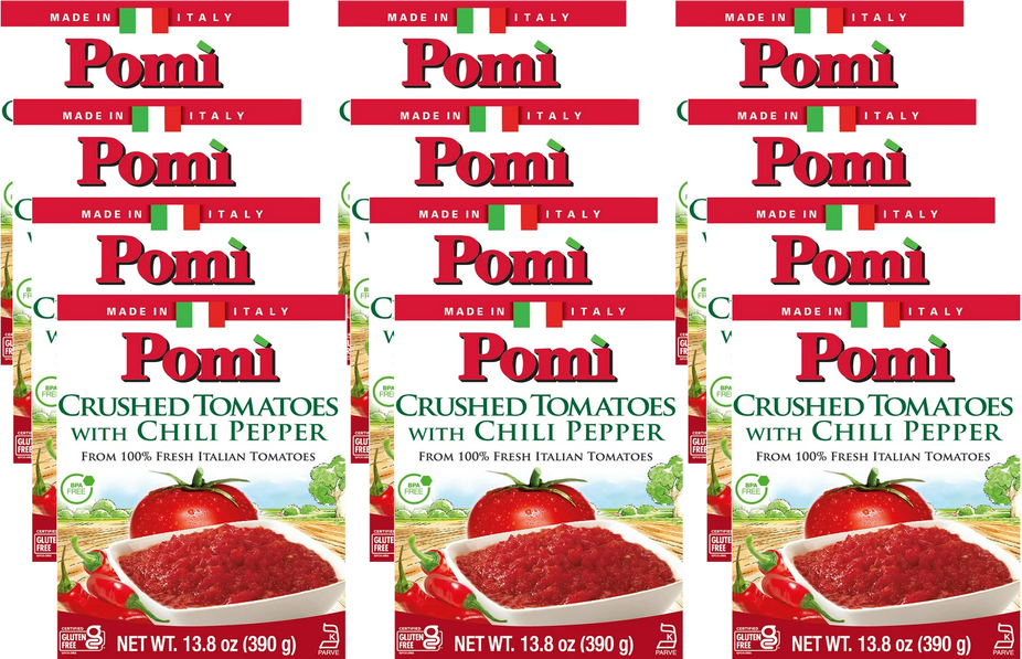 Crushed Tomatoes & Chili Pepper (12 Pack)