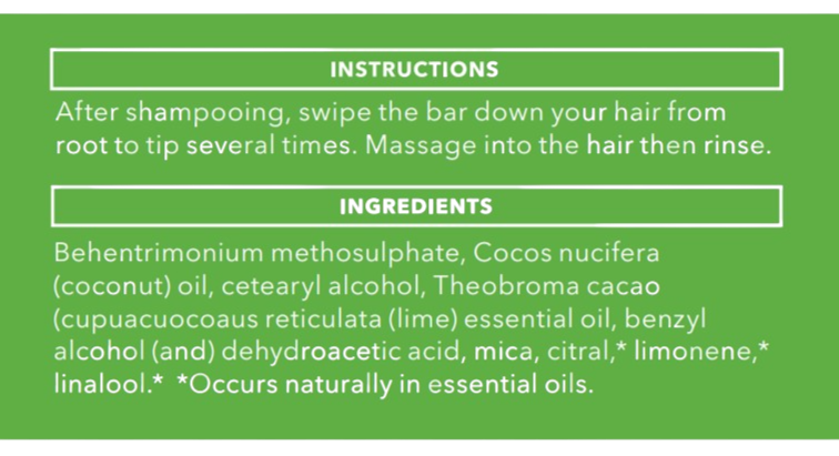 The Guardian Conditioner Bar for Normal to Dry Hair